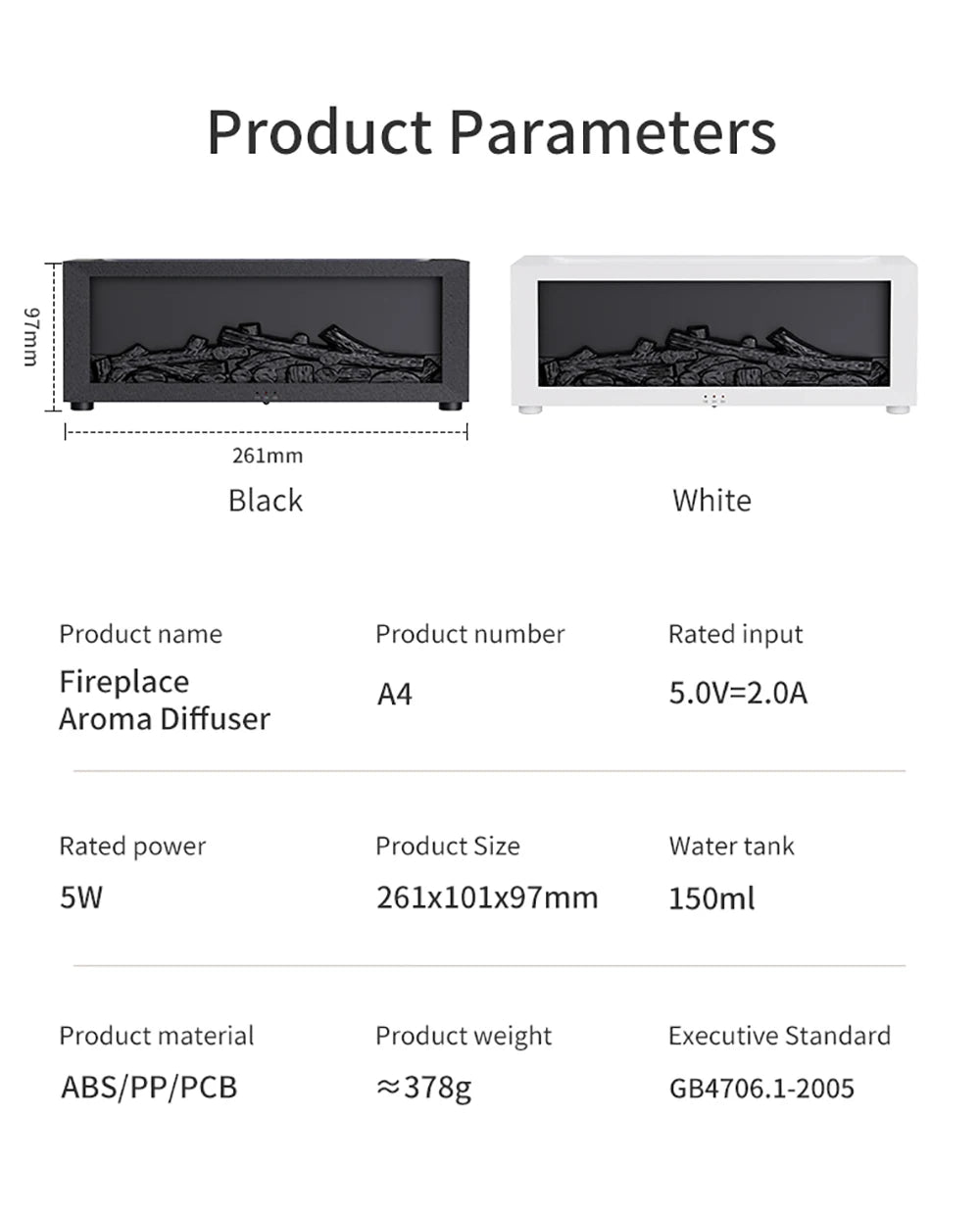 Air Humidifier Essential Oil Diffuser Flame Aroma Humidifier Home Room Fragrance Diffuser with Night Light Aromatherapy Diffuser