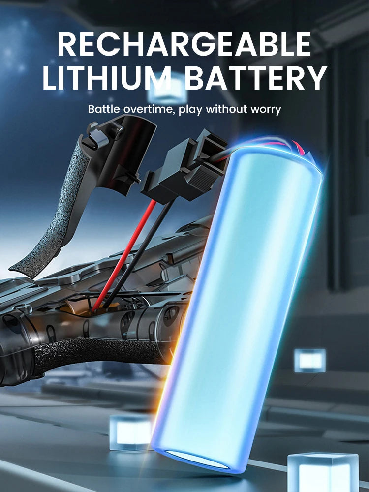 Electric Water Gun Fast Mode Ice Explosion Pistol Water Gun Firelight Water Gun Swimming Playing Game Tool Children's Water Grab