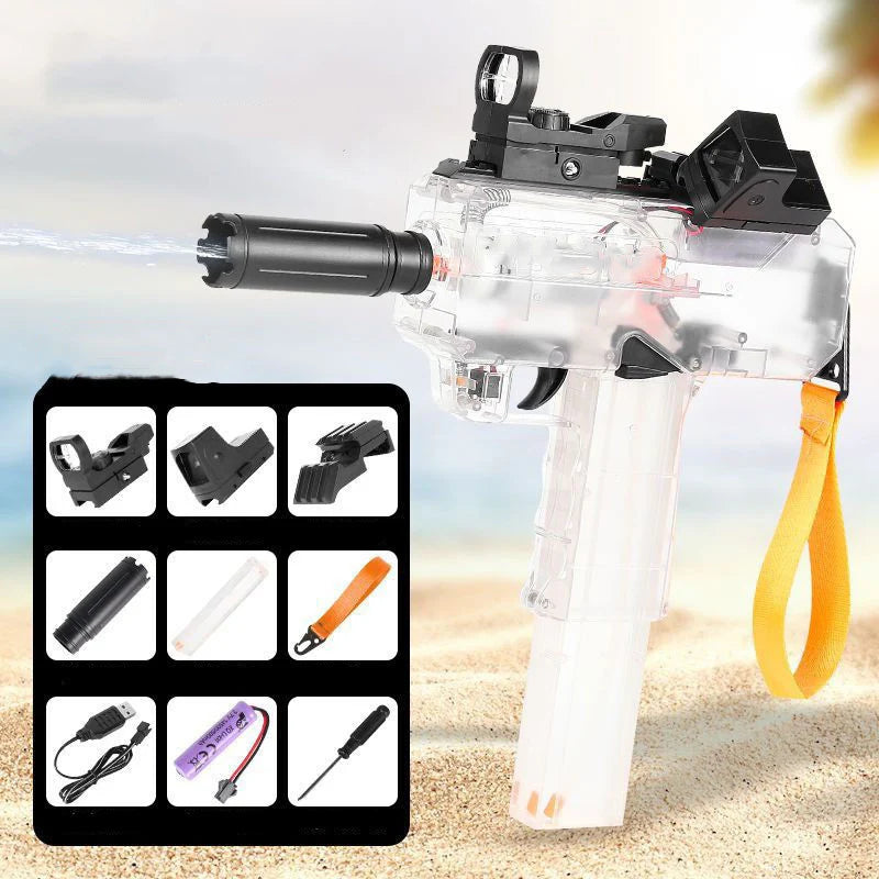 High-Power Electric Water Blaster Kids' Outdoor Play Toy Long-Range Auto Spray Water Gun